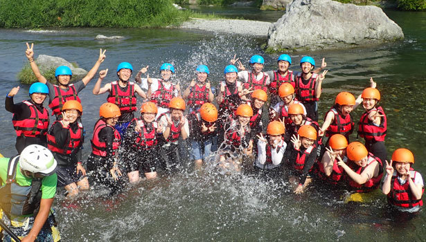 Rafting is more fun as a group!